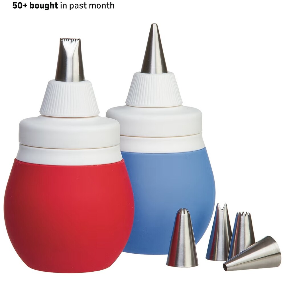 PrepWorks Decorating Kit - Complete Set for Cake, Cupcake, and Cookie Decorat...